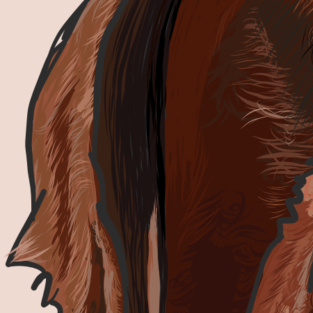Close up image of right ear
